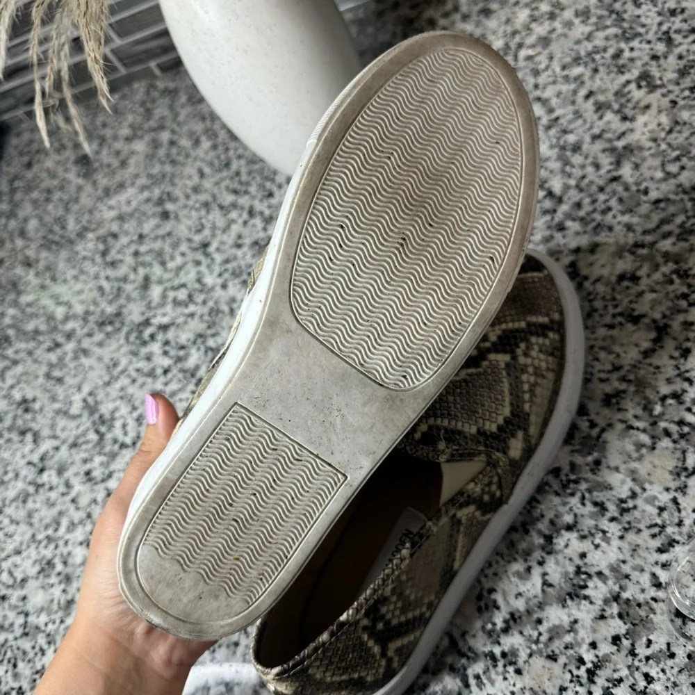 Steve Madden | Symba Reptile Print Platform Sneakers Size 7